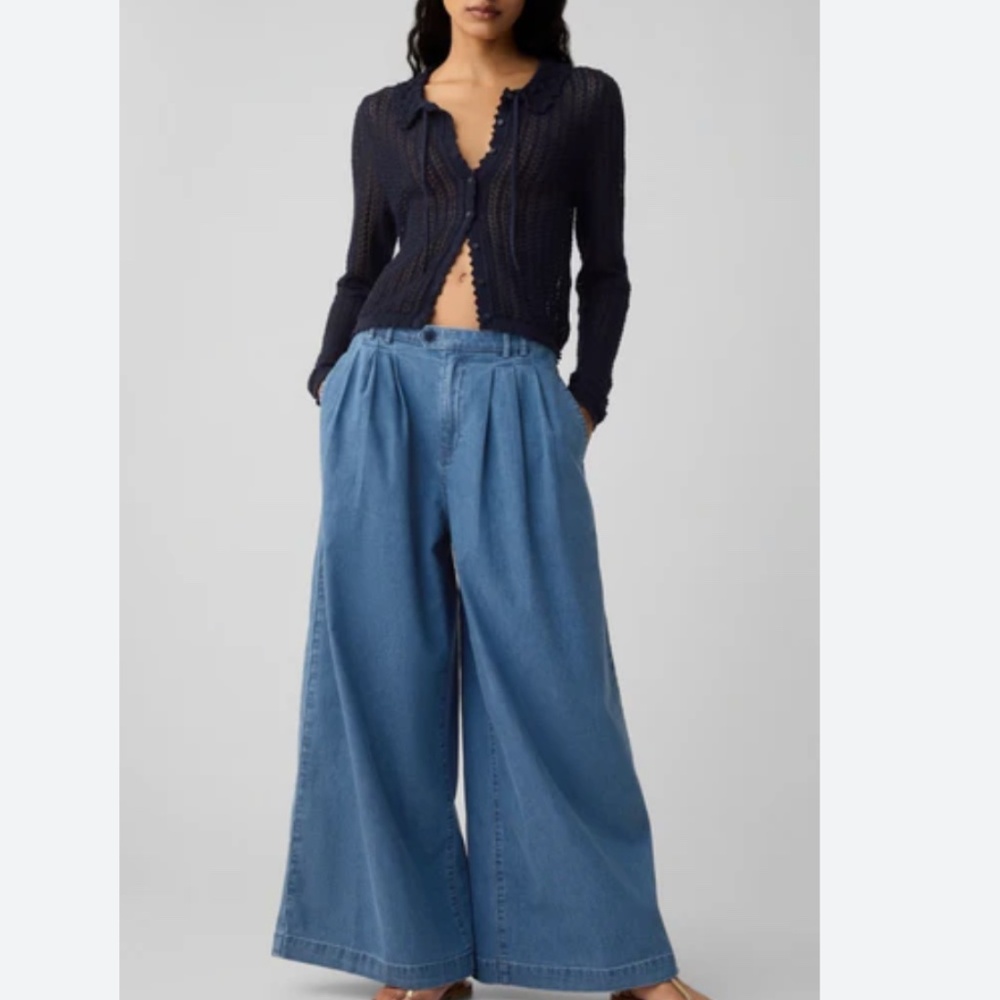 Doen x GAP Wide Leg Denim Jeans Size 25 26